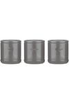 Price & Kensington Accents Tea/Coffee/Sugar Container Set of 3 Charcoal thumbnail 1