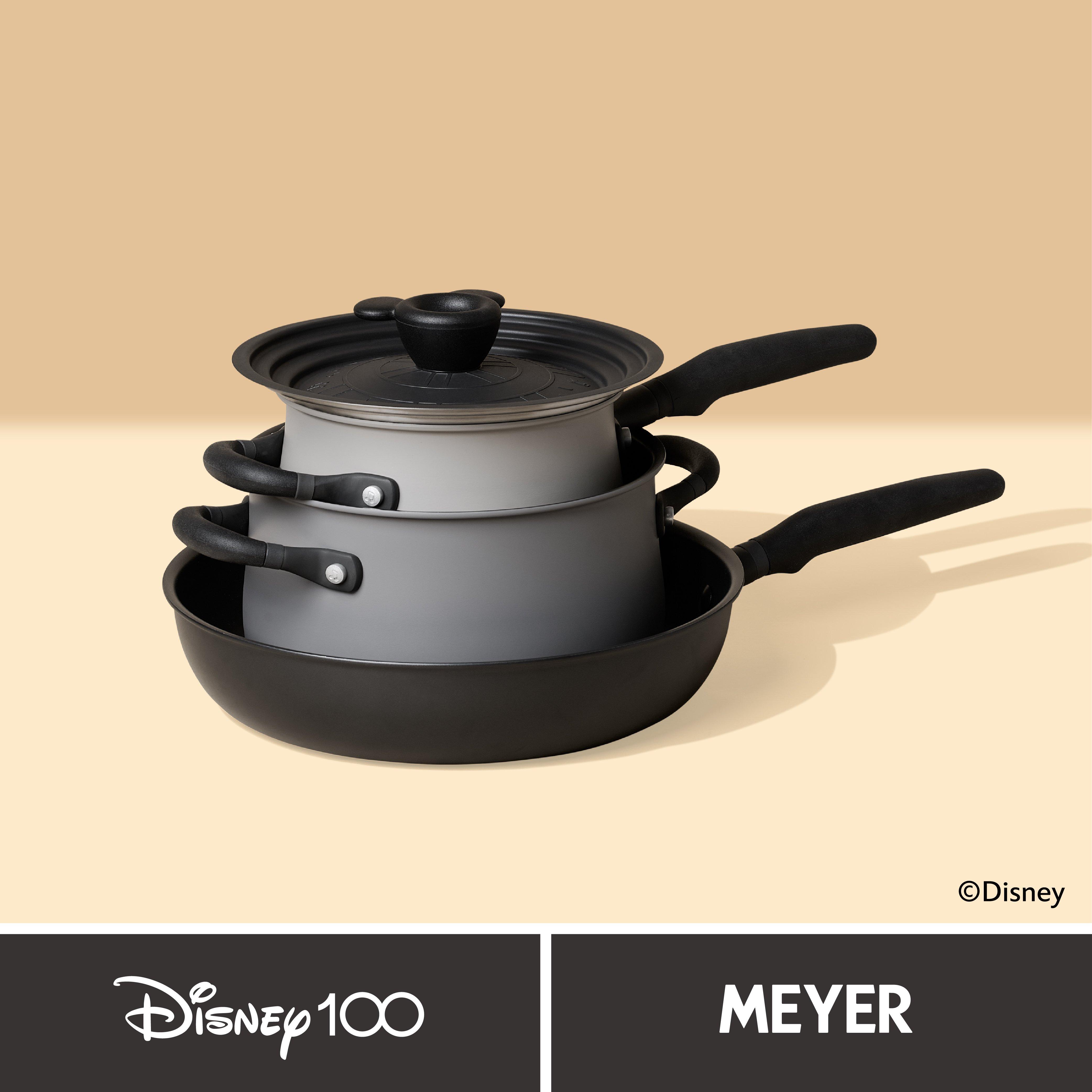 Disney Stackable 4 Piece Non Stick Pan Set - Disney 100 Steamboat Willie Limited Edition