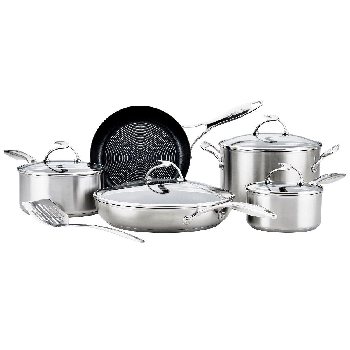 S Series' Non Stick Cookware Set with Slotted Turner - Pack of 5