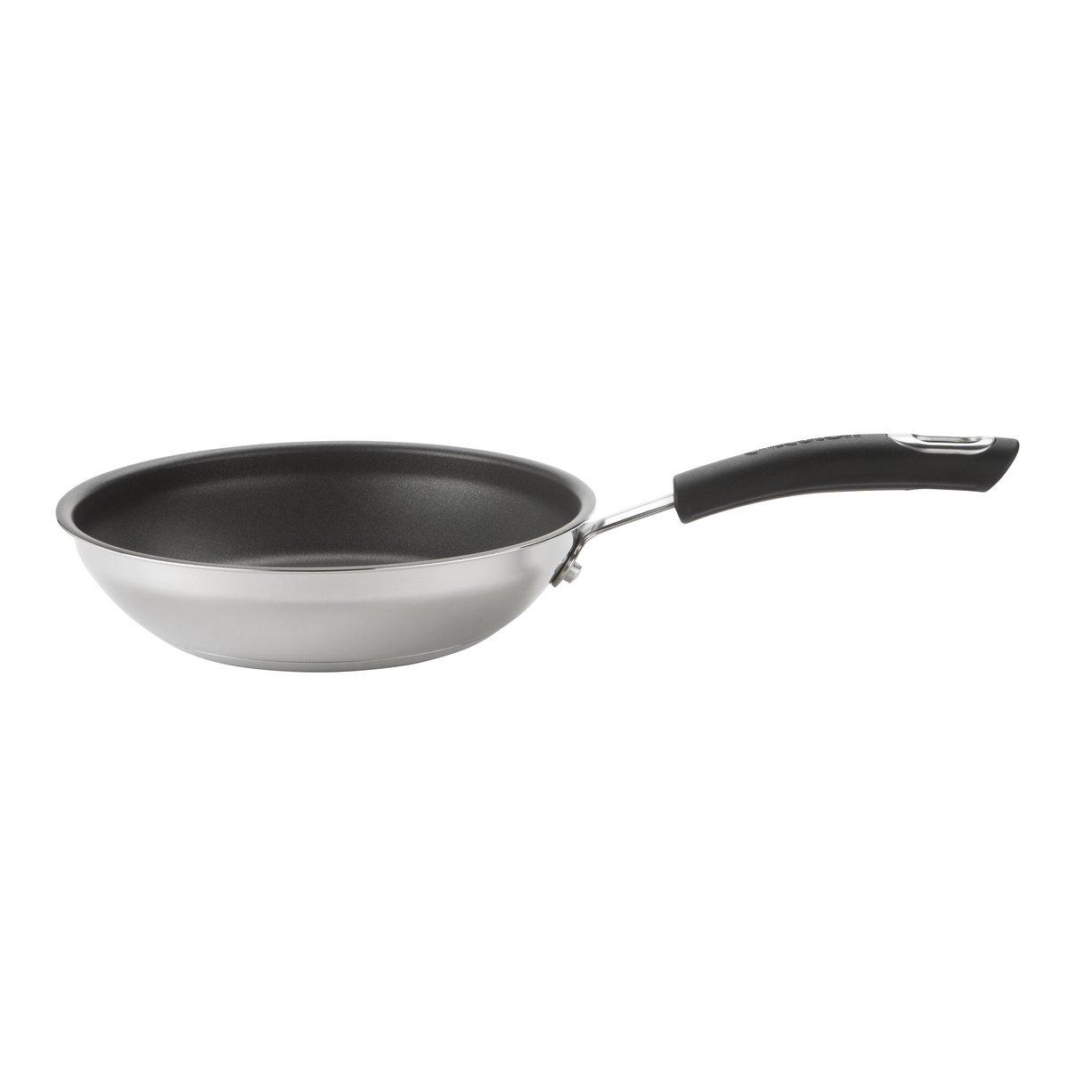 Black 'Total' Frying Pan Twin Pack Non Stick Cookware - 20cm & 28cm