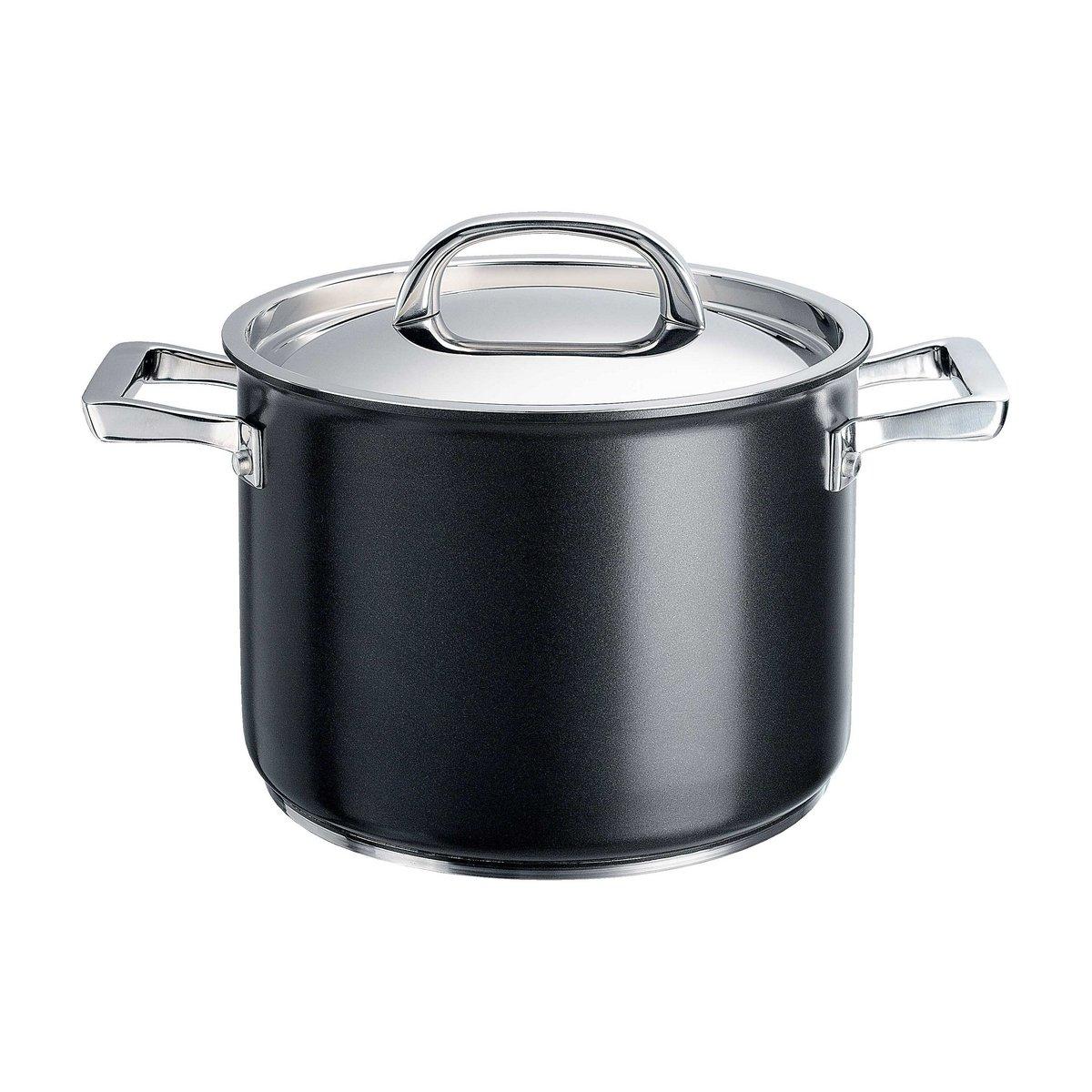 Stockpot with Durable Lid Dishwasher Safe Cookware - 24 cm / 7.6 L