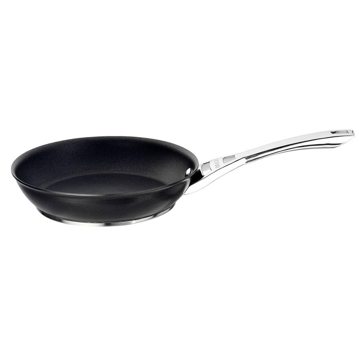 Skillet Pan with Riveted Handle Dishwasher Safe Sturdy Cookware - 25 cm