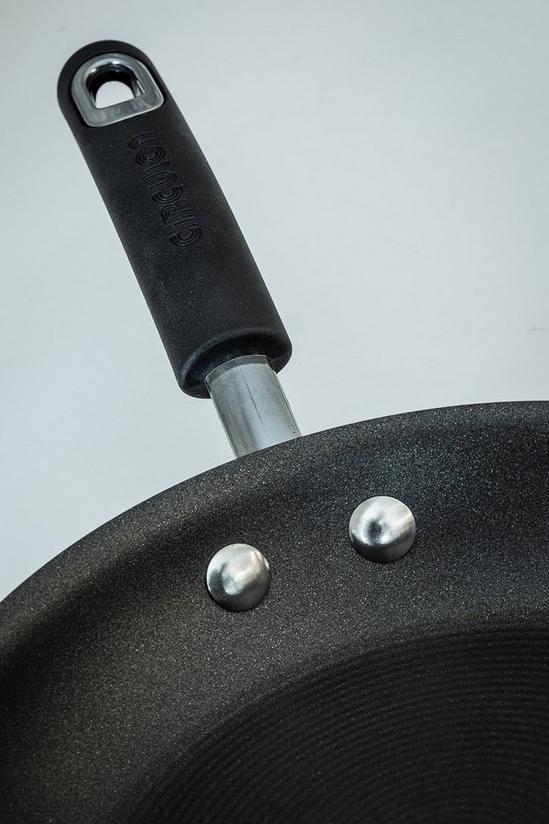 Circulon Total Induction Frying Pan Set Non Stick Durable Hard Anodised Aluminium, 22 and 25cm 2