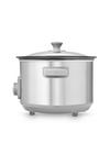 Morphy Richards Brushed Stainless Steel 6.5L Slow Cooker thumbnail 2