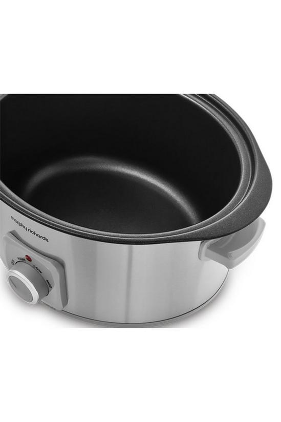 Morphy Richards Brushed Stainless Steel 6.5L Slow Cooker 5