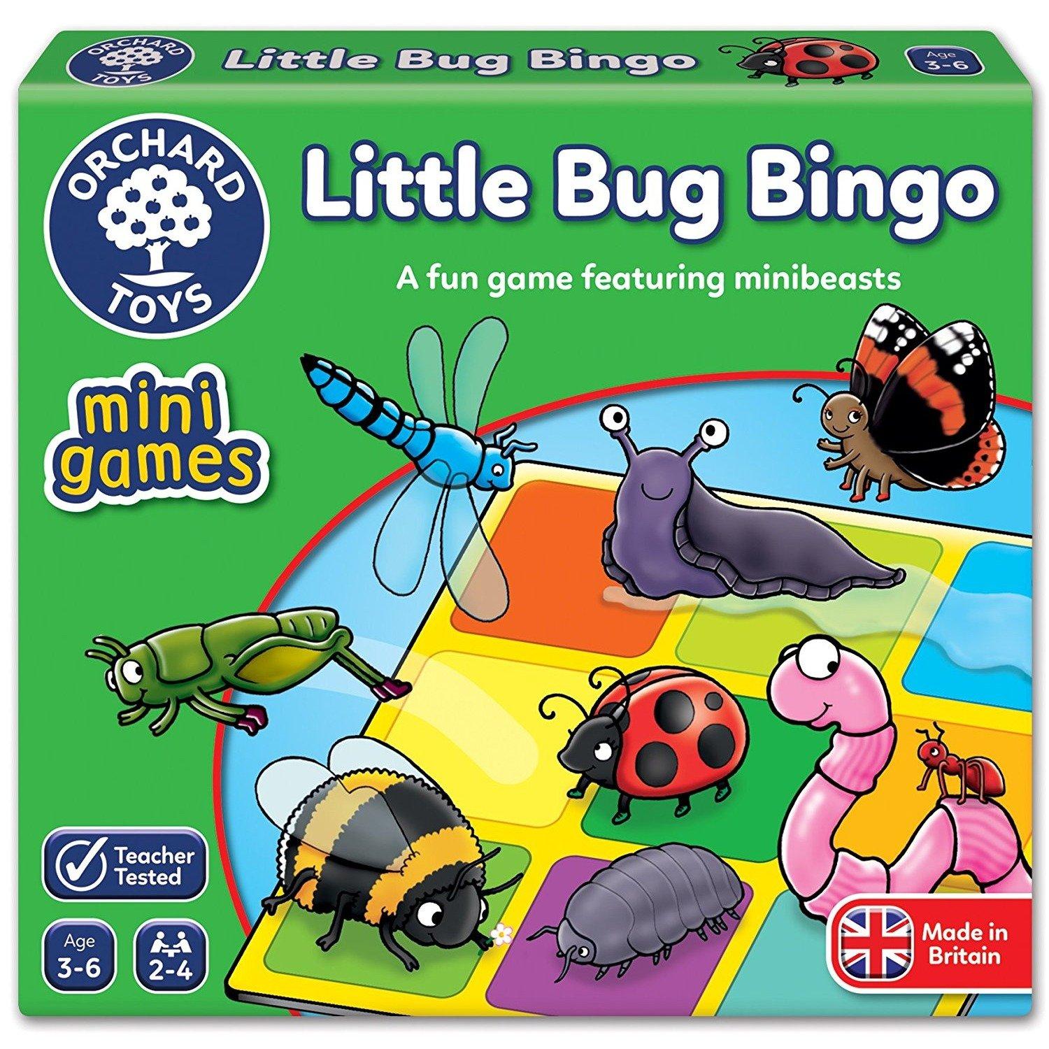 Little Bug Bingo Travel Game