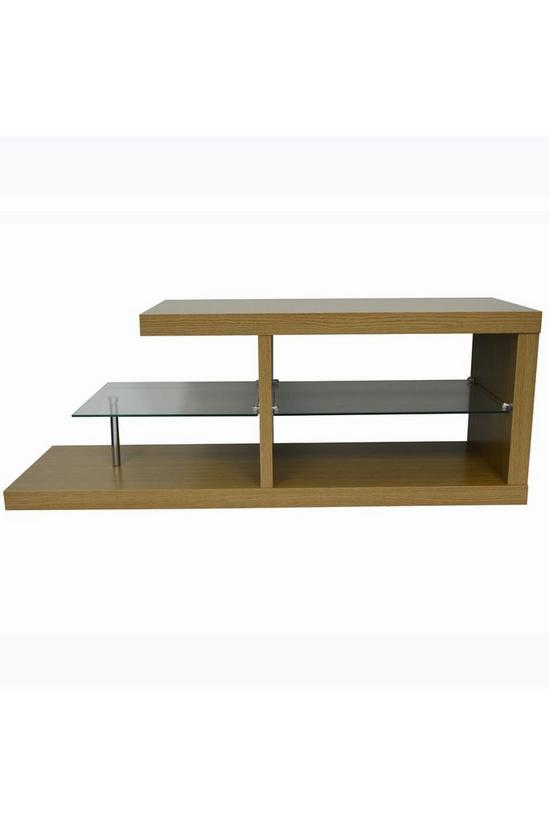 Watsons 'Halo' - Chunky Tv Stand  Entertainment Unit  Coffee Table - Oak 3