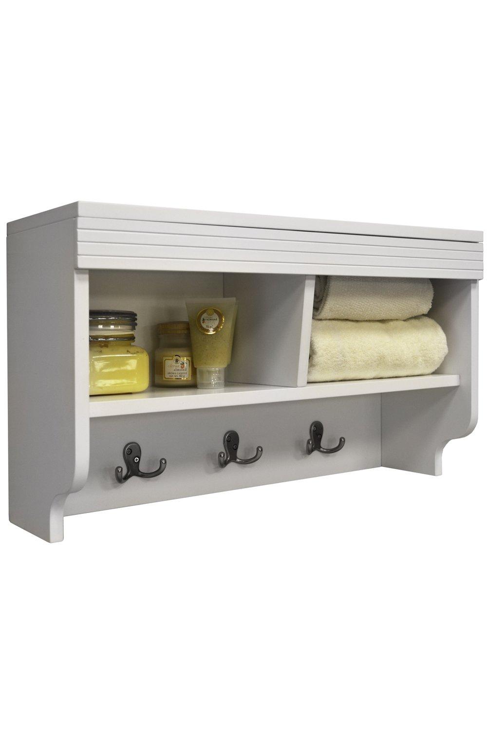 Cornice Coat Hook Shelf Storage Unit by Debenhams