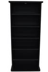 Watsons 'Chak' -  222 Cd Or 104 Dvd Blu-ray Media Storage Shelf Unit - Black thumbnail 2