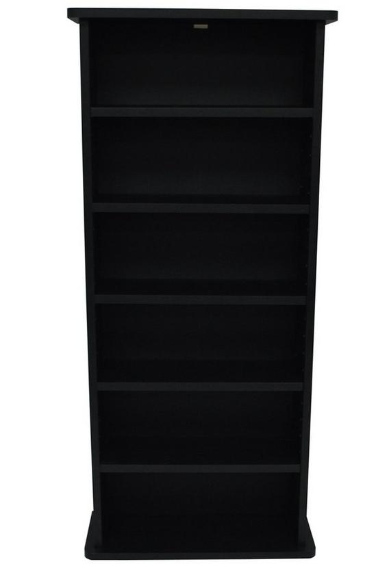Watsons 'Chak' -  222 Cd Or 104 Dvd Blu-ray Media Storage Shelf Unit - Black 2