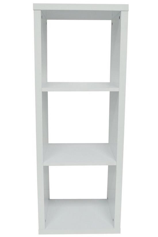 Watsons 'Cube' - 3 Cubby Square Display Shelves / Vinyl Lp Record Storage - White 3