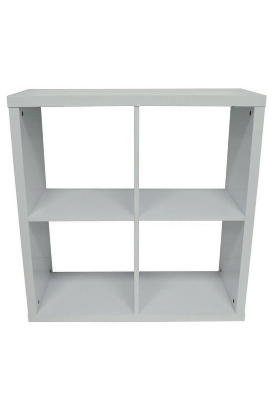 Watsons 'Cube' - 4 Cubby Square Display Shelves / Vinyl Lp Record Storage - White 3