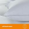 Silent Night Firm Pillow 2 Pack Neck Support Filled Hotel Quality Soft Twin thumbnail 4