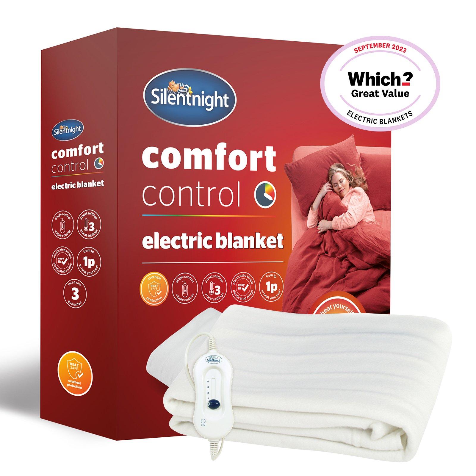 Electric Blanket Under Blanket Single Double King Heated Throw