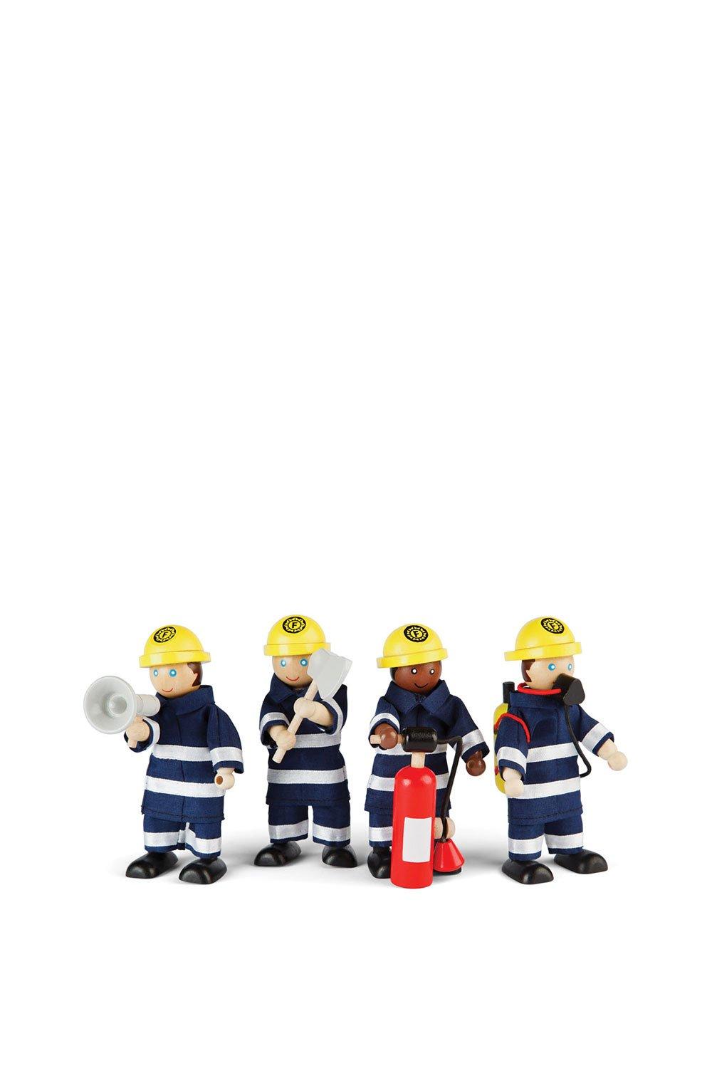 Firefighters Wooden Figures