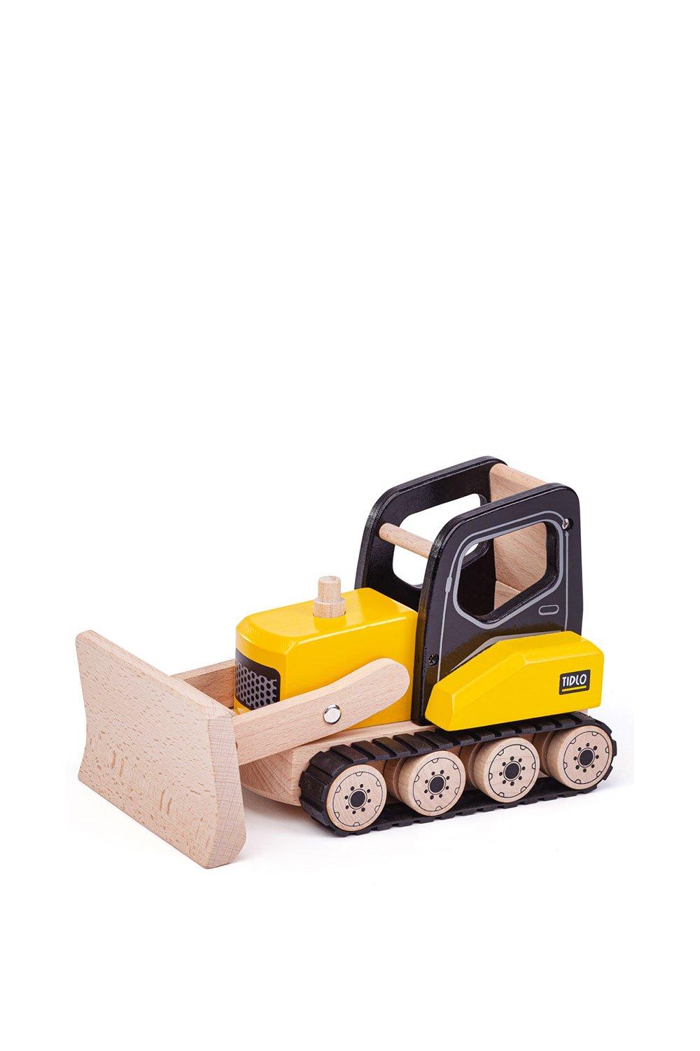 Tidlo Bulldozer Toy|yellow