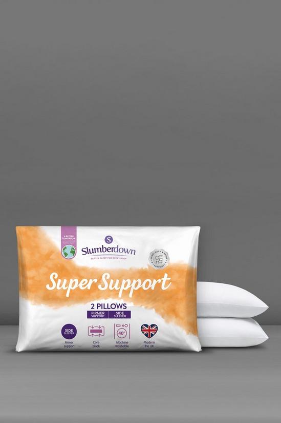Slumberdown 2 Pack Super Support Firm Support Pillows 2