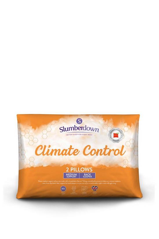 Slumberdown 2 Pack Climate Control Medium Support Pillows 1