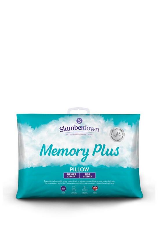 Slumberdown Single Memory Foam Plus Firm Support Pillow 1