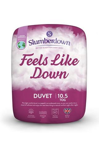 Product Feels Like Down 10.5 Tog All Year Round Duvet White