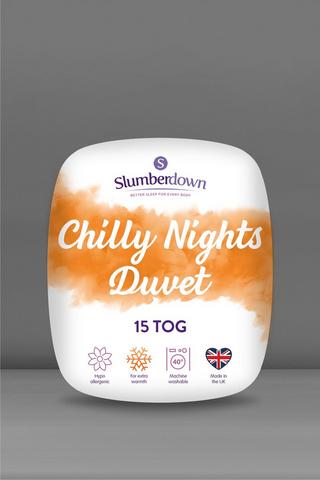 Product Chilly Nights 15 Tog Winter Duvet White