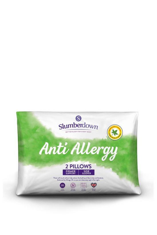 Slumberdown 2 Pack Anti Allergy Firm Support Pillows 1