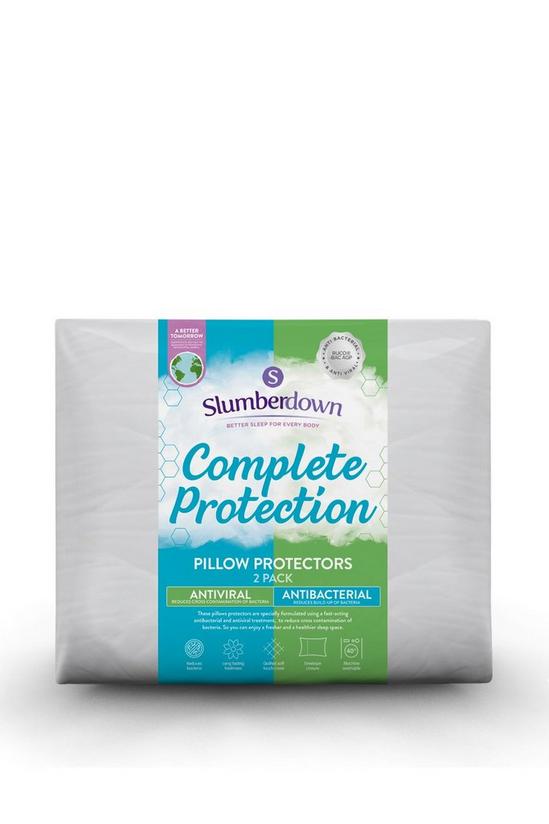 Slumberdown 2 Pack Complete Protection Anti Viral Pillow Protectors 1