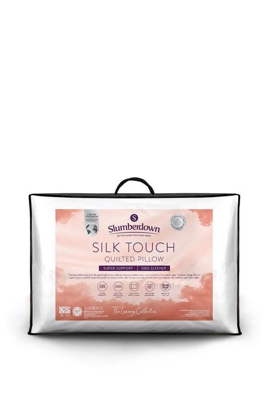 Slumberdown Single Luxury Silk Touch Quilted Firm Support Pillow 1