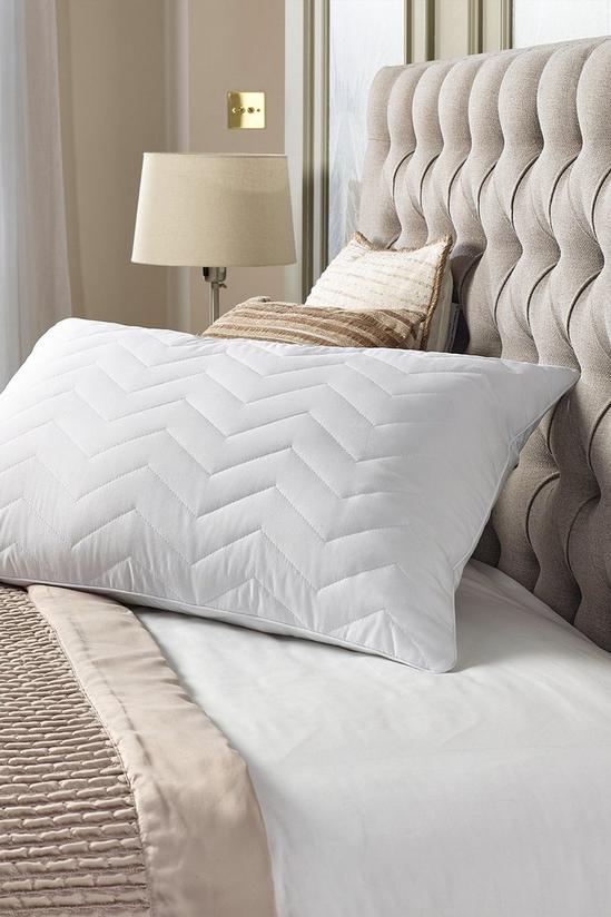 Slumberdown Single Luxury Cool Touch Quilted Medium Support Pillow 2