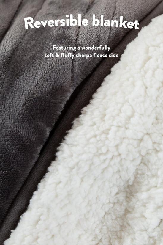 Slumberdown Cosy & Snug Sherpa Fleece Electric Blanket Heated Throw 4