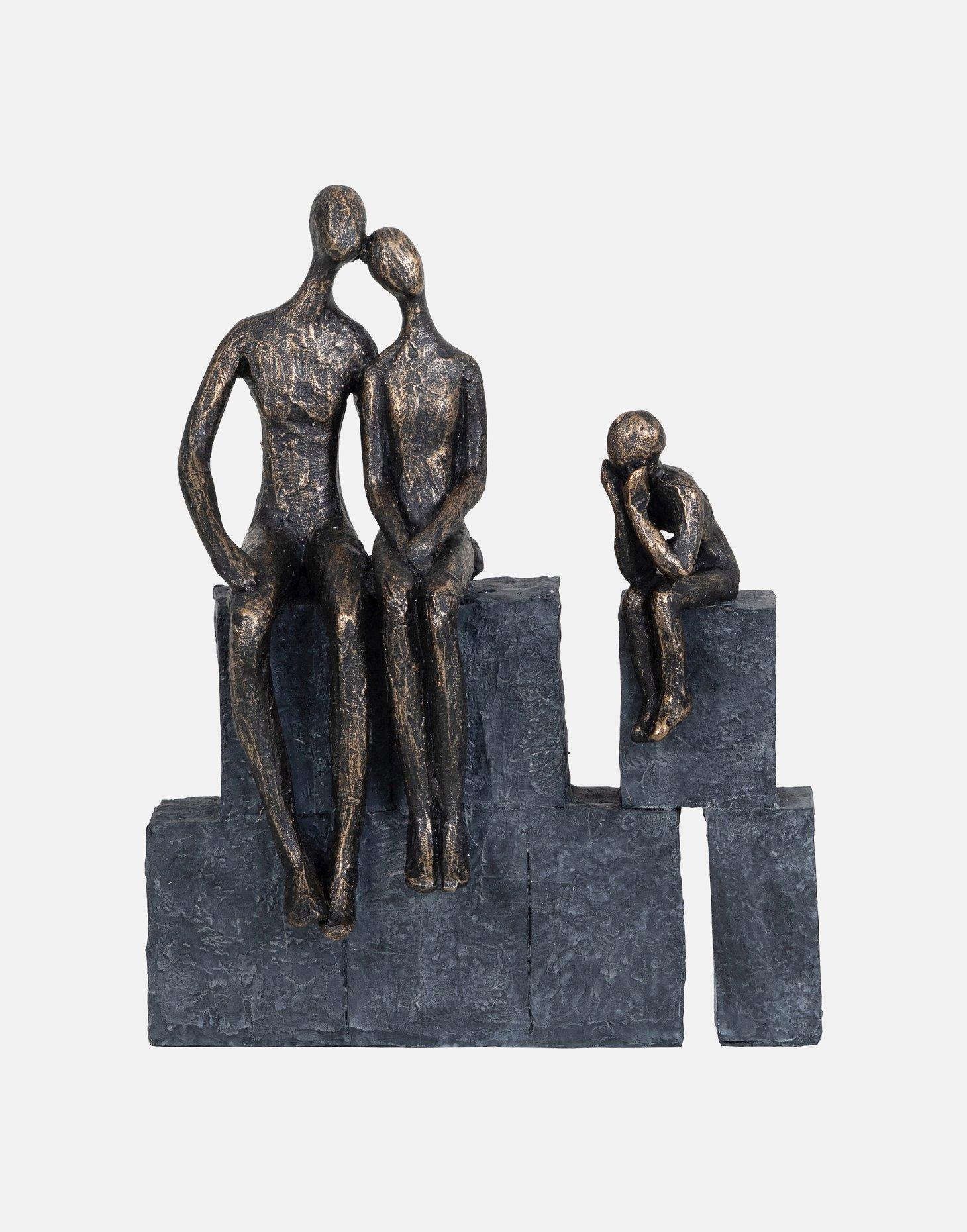 Bronze Blocks Family of three