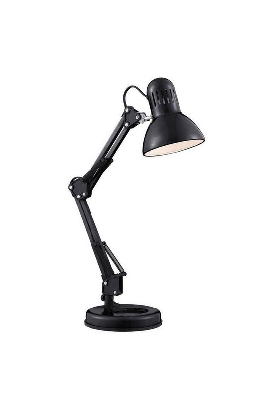 Netlighting Desk Partners 1 Light Adjustable Desk Lamp Black E27 1