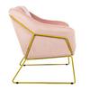 Charles Bentley Tilburg Velvet Occasional Chair Powder Pink Home Living thumbnail 3
