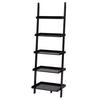 Charles Bentley Tall Wooden 5 Rung Ladder Storage Shelving Unit Display Shelf thumbnail 2