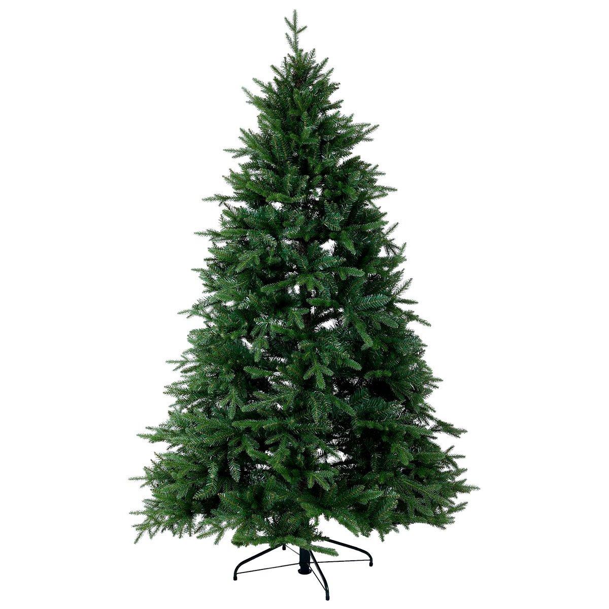 Luxury 8ft Faux Nordic Spruce Hinged Christmas Tree Artificial