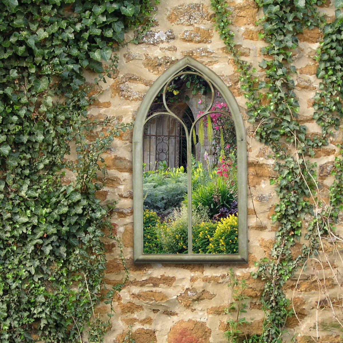 Garden Gothic Chapel Glass Mirror Suitable For Indoor Use