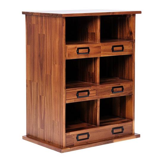 Charles Bentley Charnwood Wooden Shoe and Boot Locker Free Standing Acacia Wood Body 11kg 3