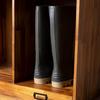 Charles Bentley Charnwood Large Wooden Shoe and Boot Locker Free Standing Black and Brown 24kg thumbnail 2