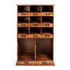Charles Bentley Charnwood Large Wooden Shoe and Boot Locker Free Standing Black and Brown 24kg thumbnail 3