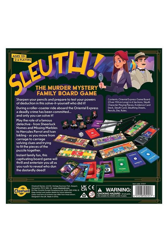 Cheatwell Games Sleuth! The Murder-Mystery Family Board Game 4