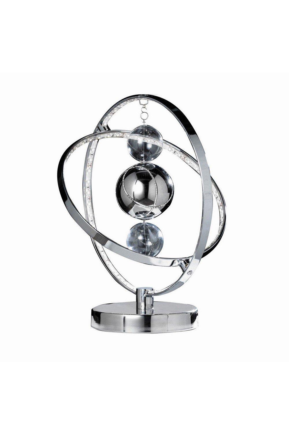 Muni Table Lamp Chrome Glass Balls