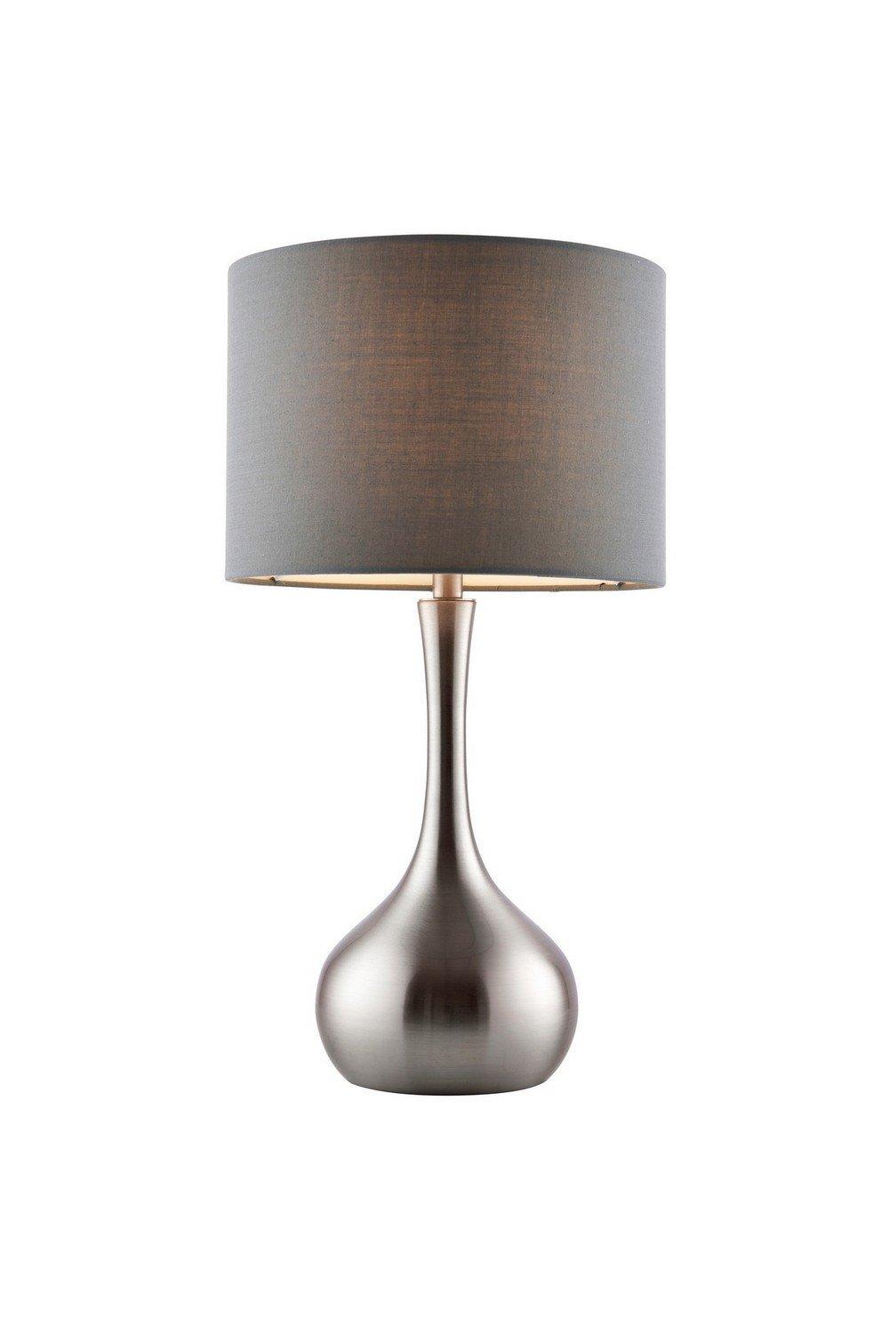 Piccadilly Table Touch Lamp Satin Nickel E14