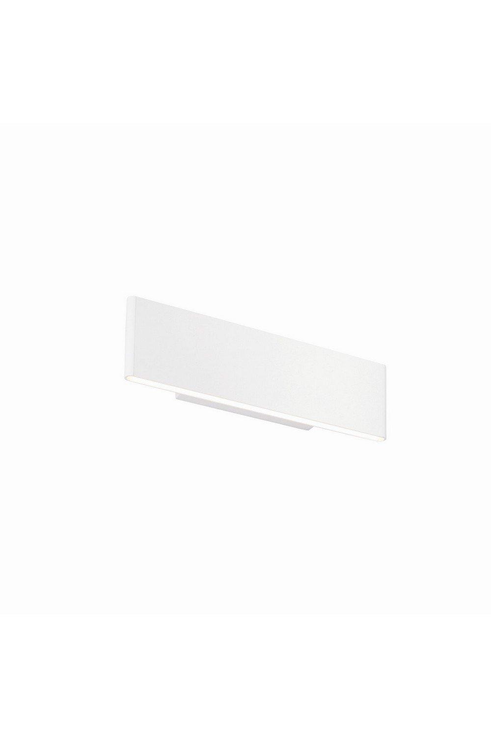 Bodhi Integrated LED Wall Textured Matt White Paint & Frosted Acrylic 2 Light Dimmable IP20