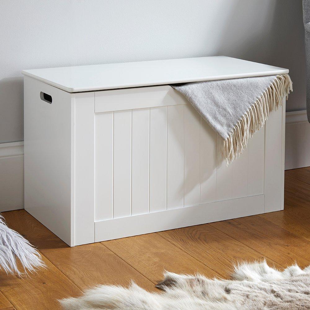 Tongue & Groove Wooden Storage Blanket Box