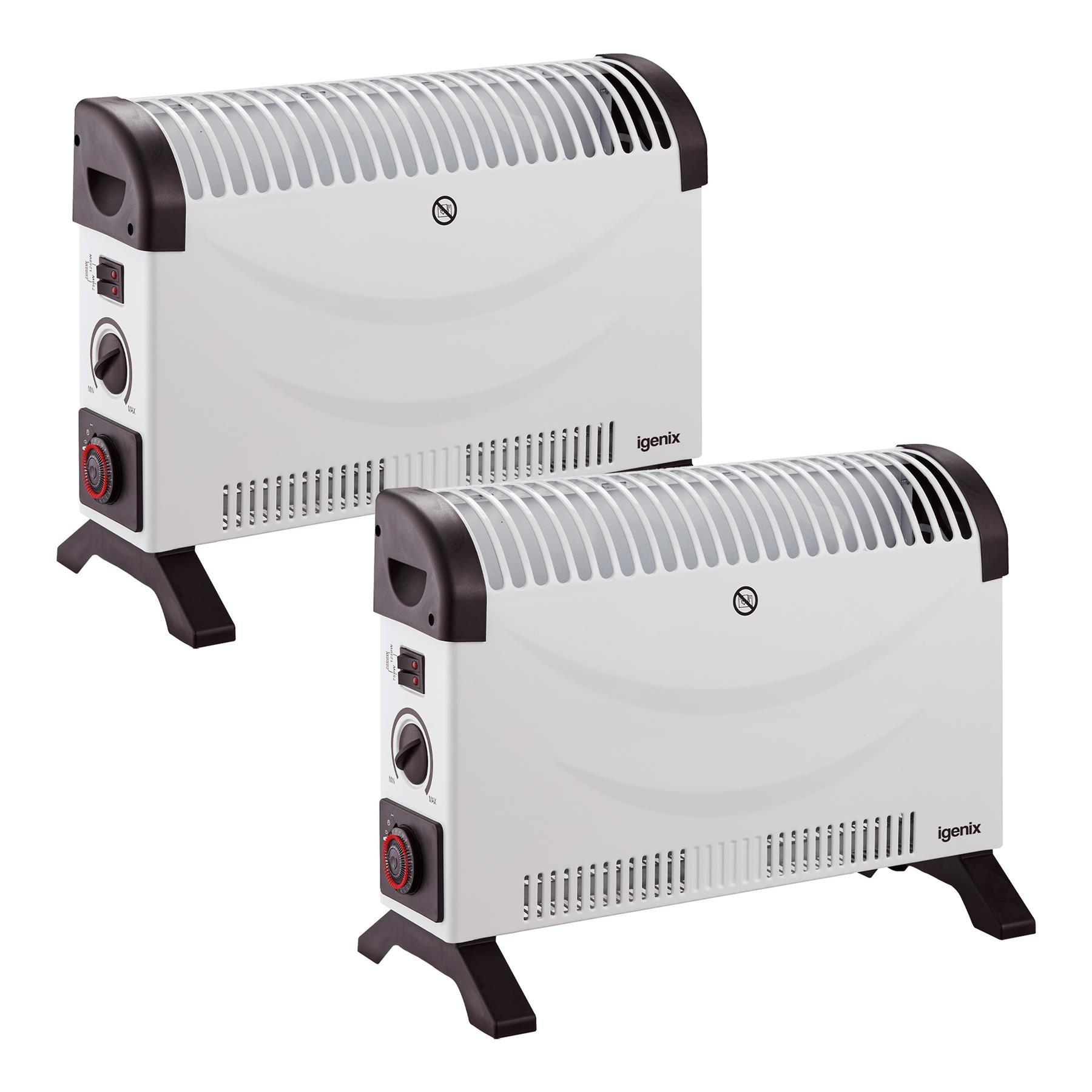 Portable Electric Low Energy Convector Heater (Pack of 2)