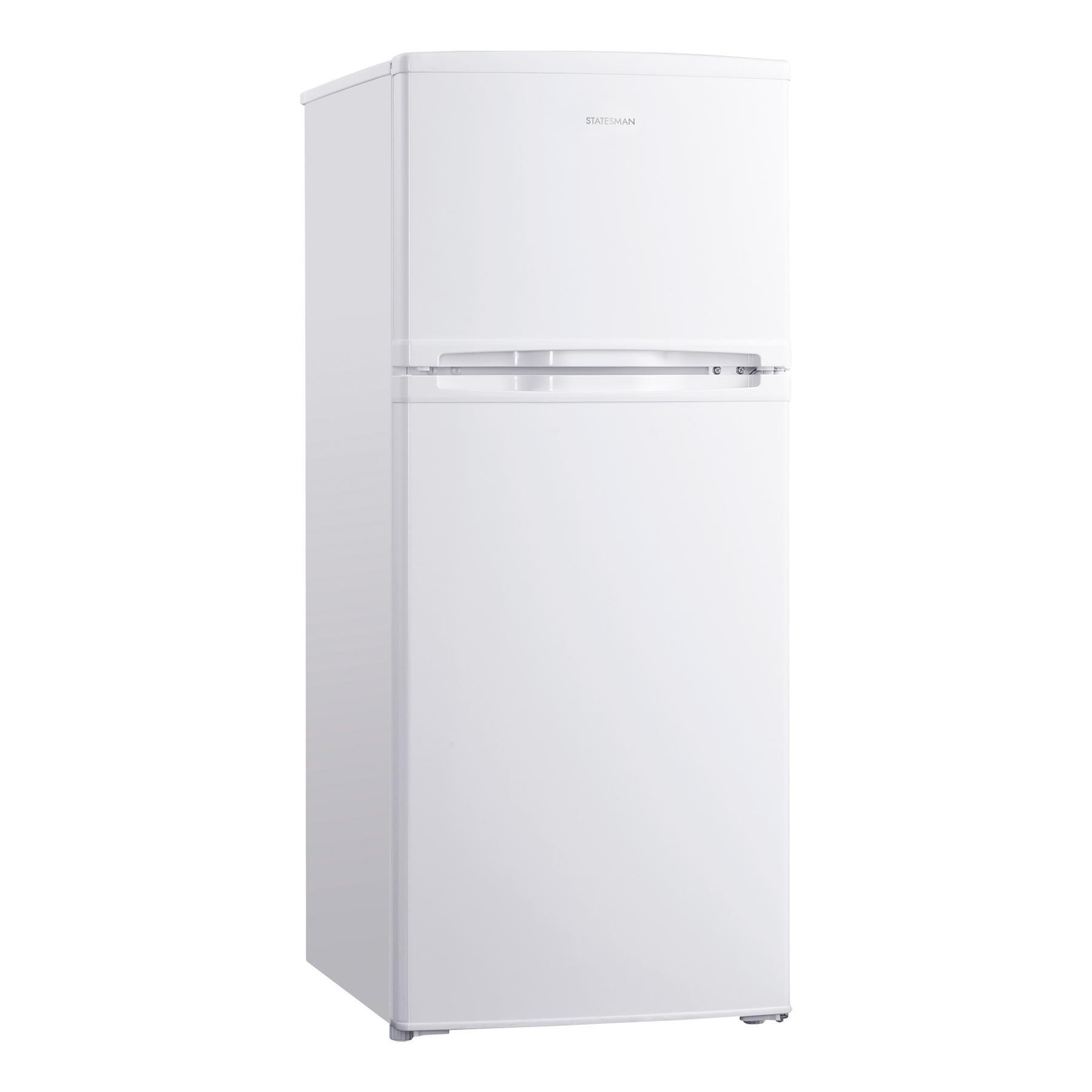 Freestanding Fridge Freezer, 115L fridge, 40L Freezer