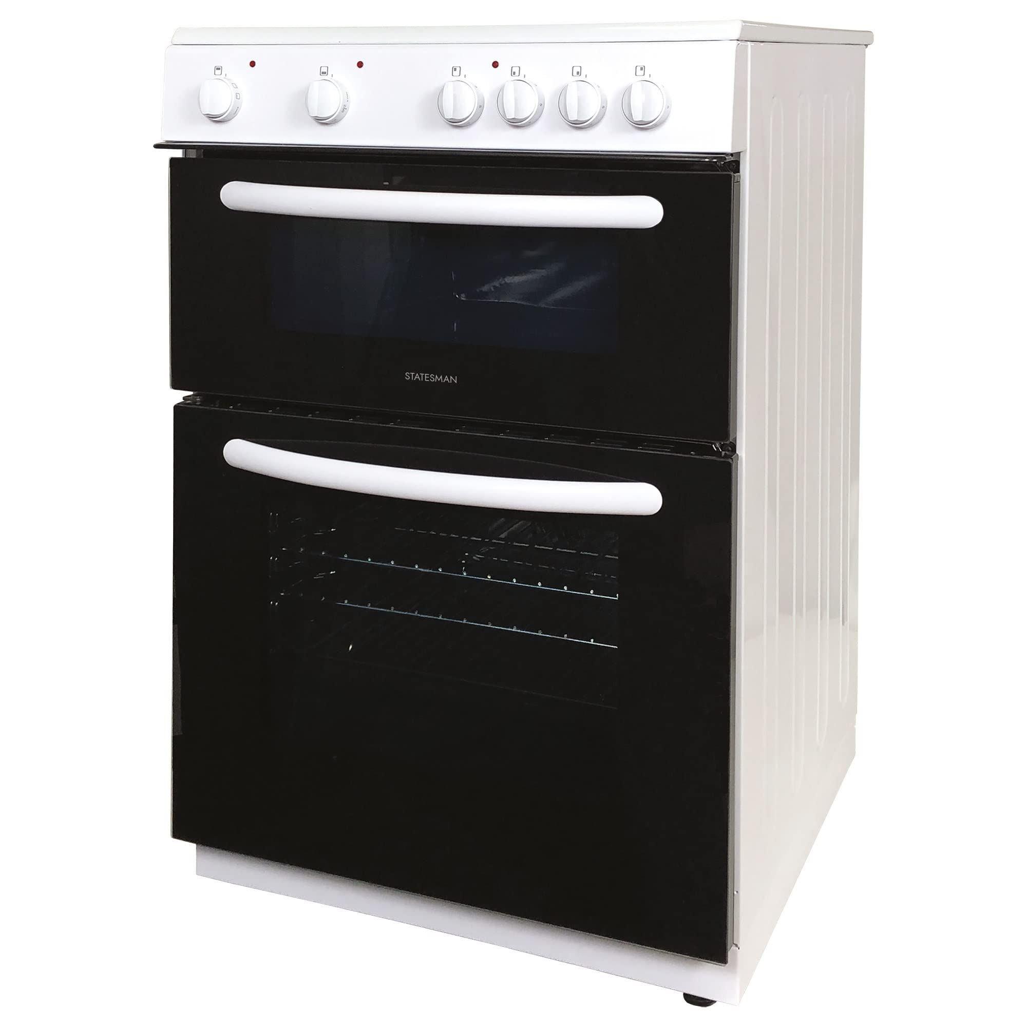 Fan Assisted Double Oven Electric Cooker