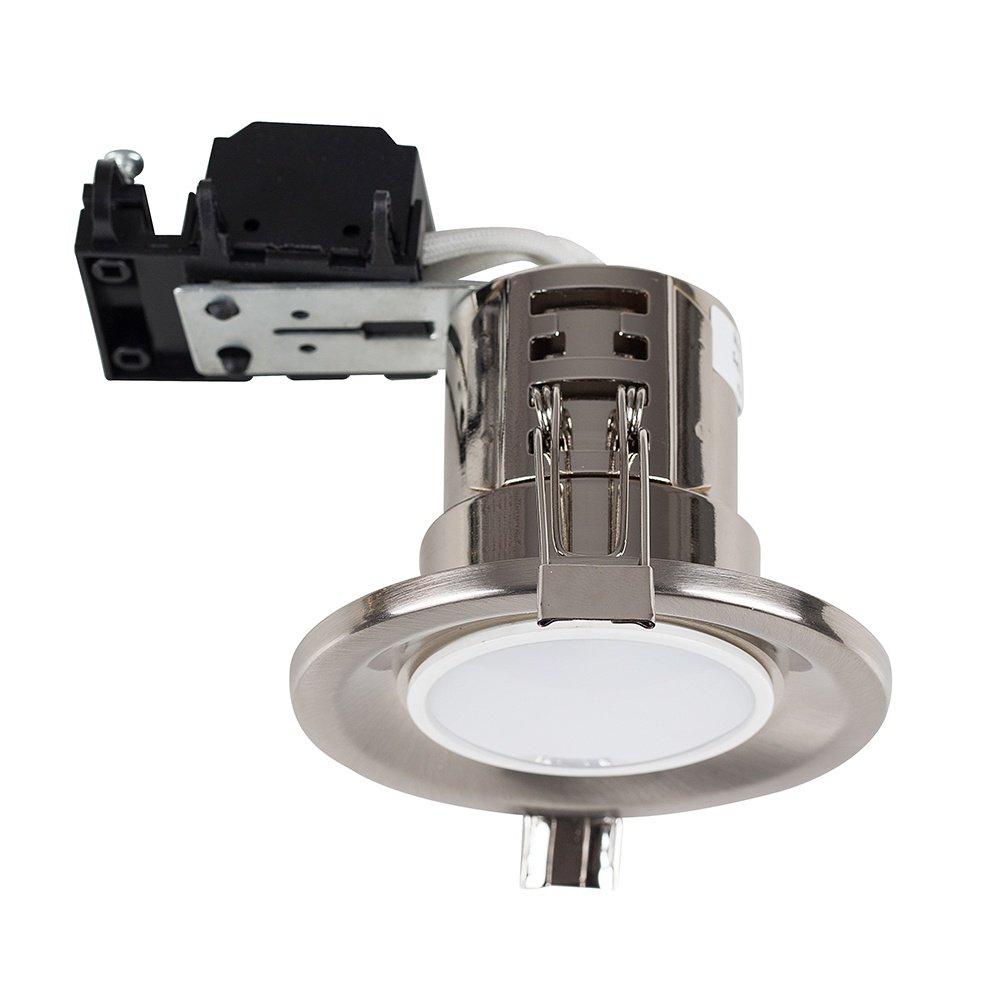 Downlight Fire Rated 20 Pack Silver Ceiling Downlight