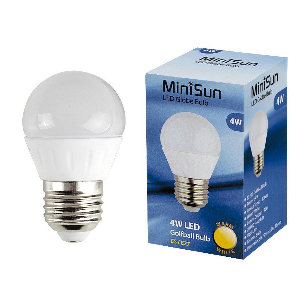 4W E27 LED Light Bulb white