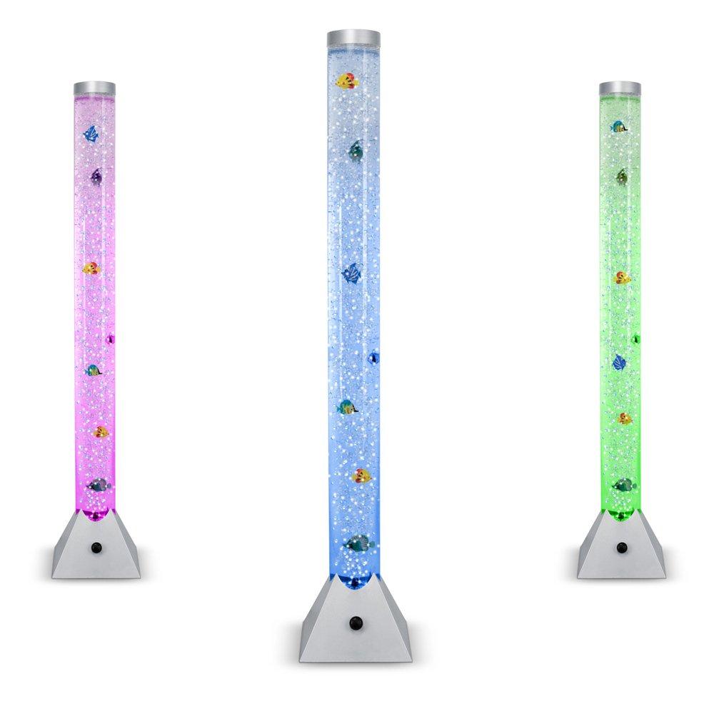 Colour Changing LED Bubble Tower with 8 Floating Fish